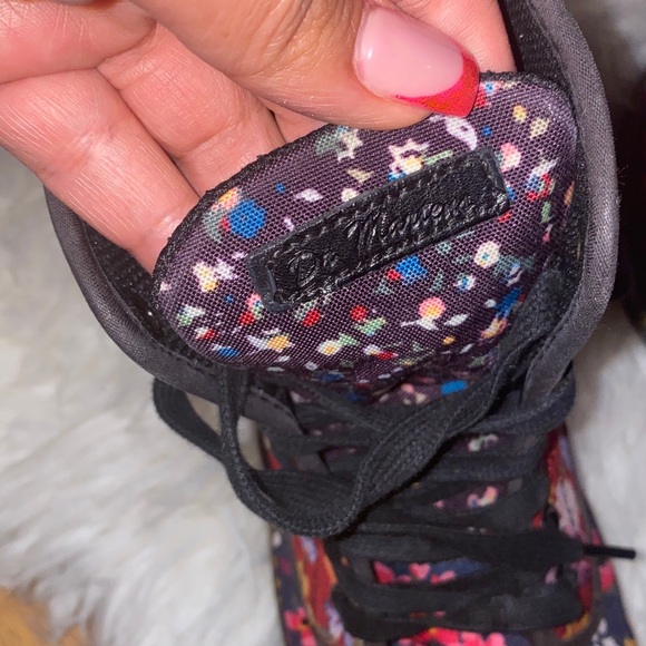 Dr Martens Shoreditch Floral Boots canvas - Picture 4 of 10